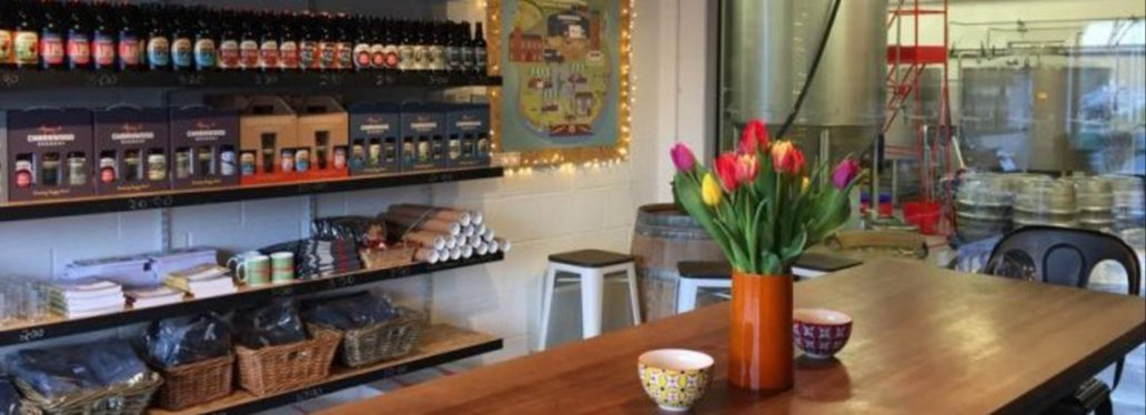 Brewery shop and bar