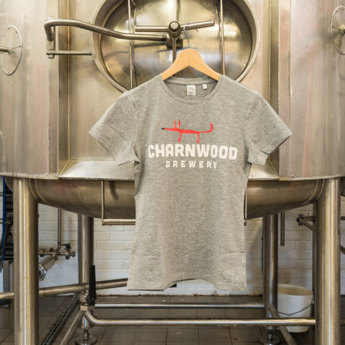 Women's Grey T-Shirt from Charnwood Brewery