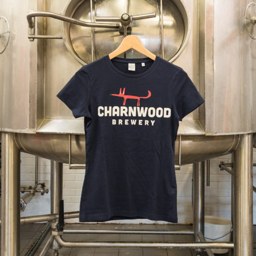 Women’s Navy Blue T-shirt from Charnwood Brewery