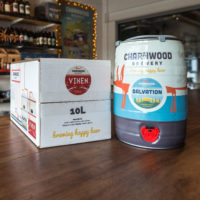 Bag in box and mini kegs from Charnwood Brewery