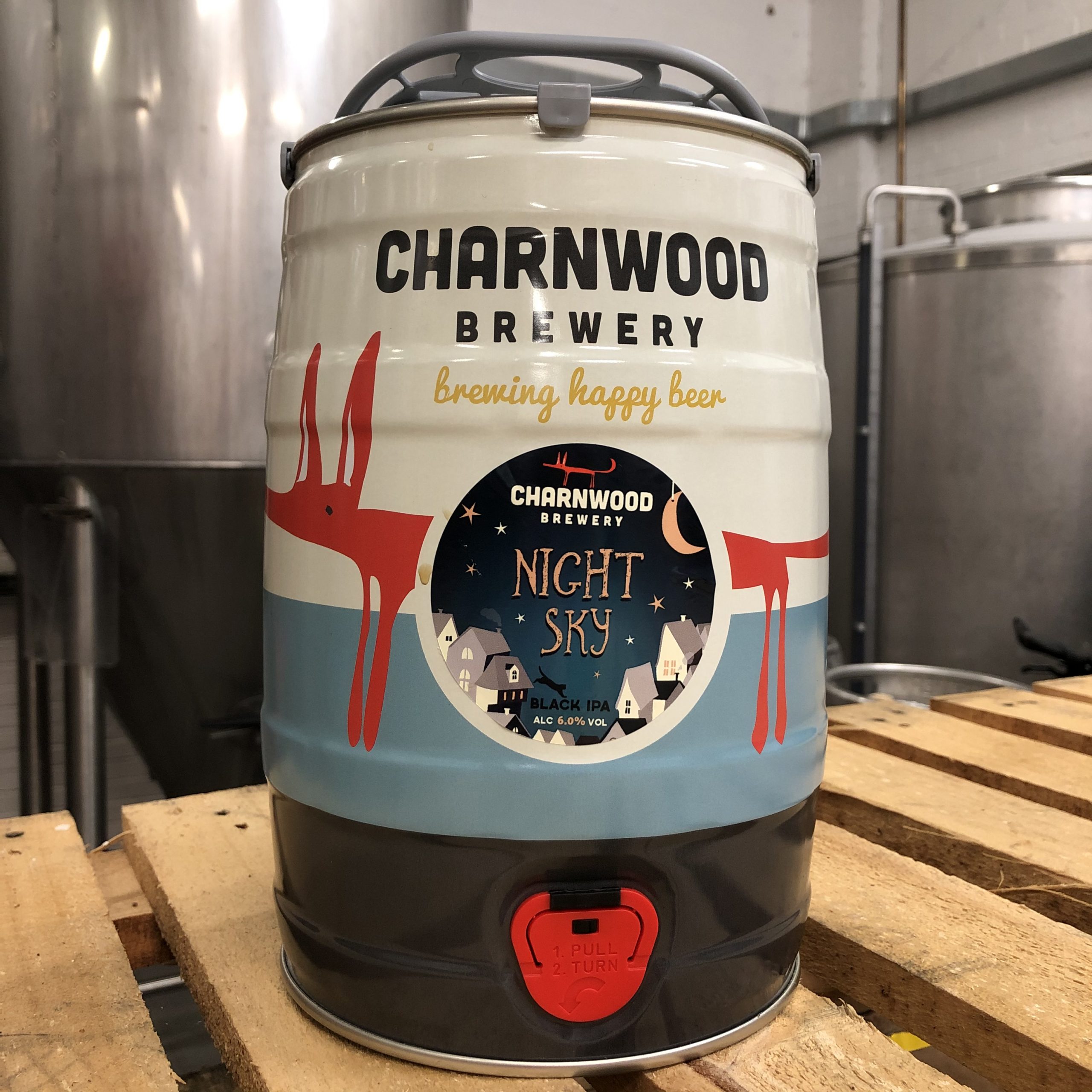 Night sky mini keg
